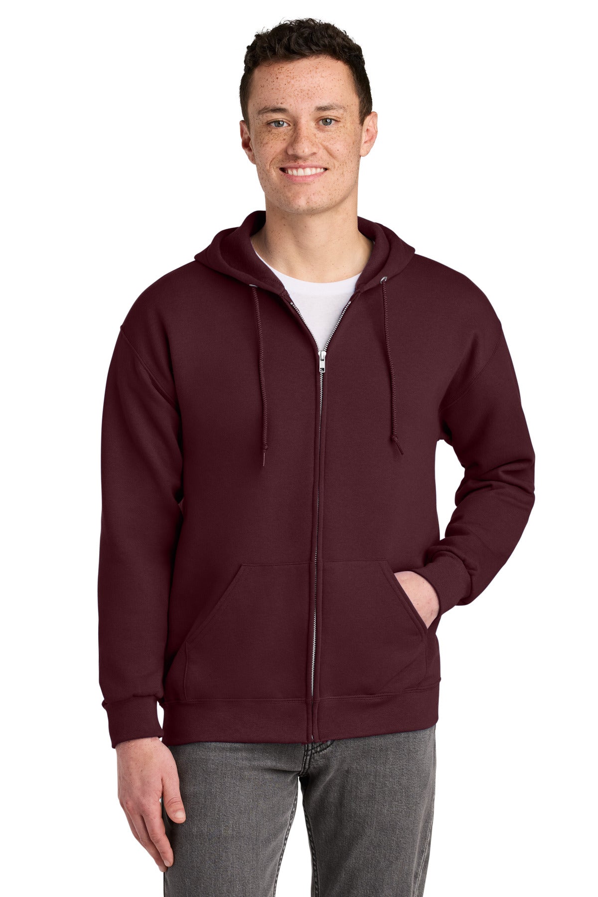 Jerzees® - NuBlend® Full-Zip Hooded Sweatshirt.  993M