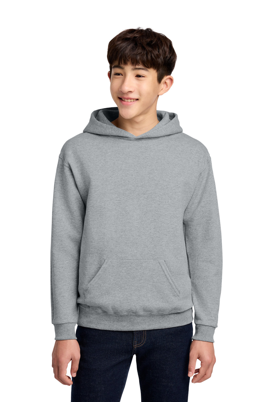 Jerzees® - Youth NuBlend® Pullover Hooded Sweatshirt.  996Y - Athletic Heather - L