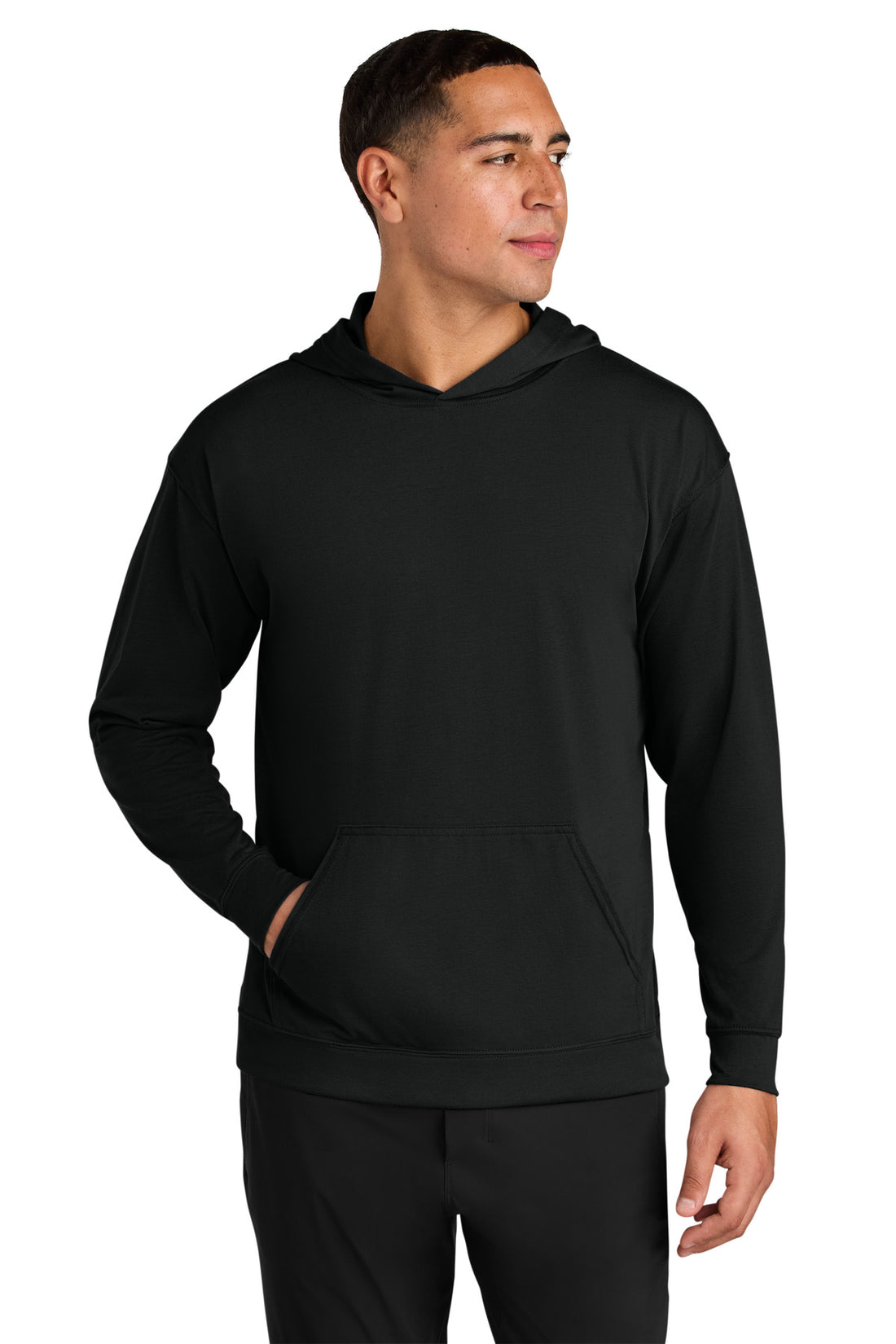 A4 Softek Long Sleeve Hooded Tee A4N3528 - Black - 2XL