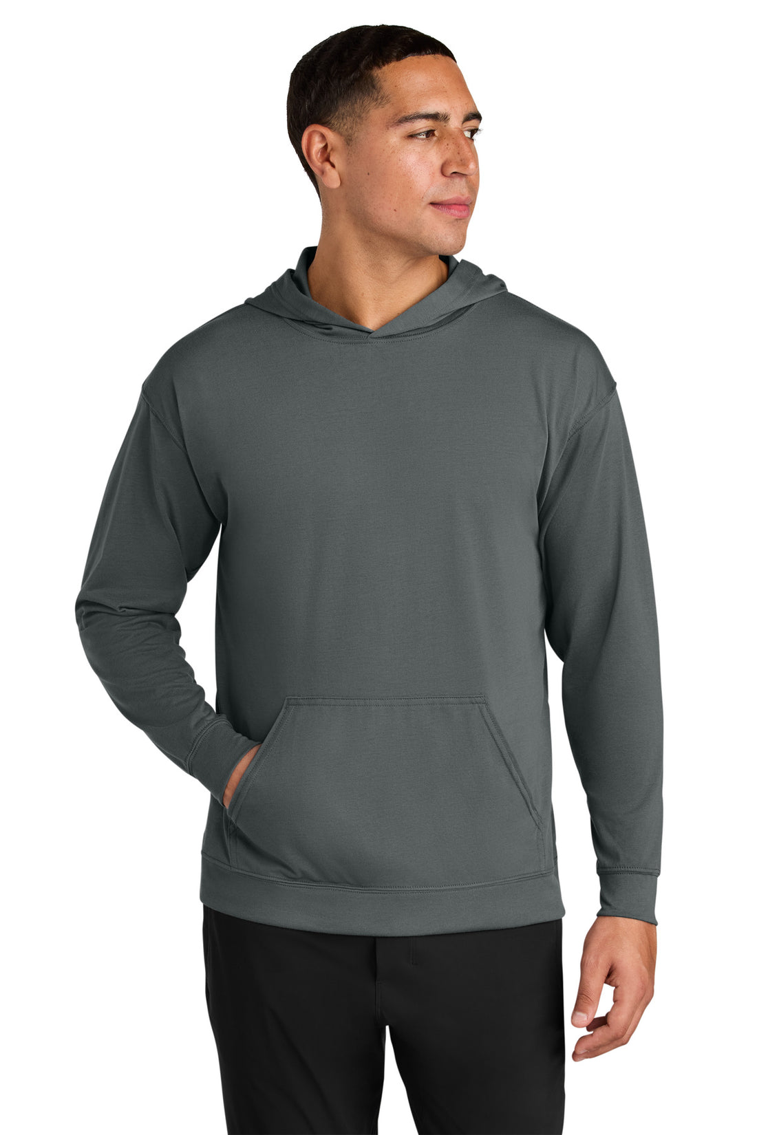 A4 Softek Long Sleeve Hooded Tee A4N3528