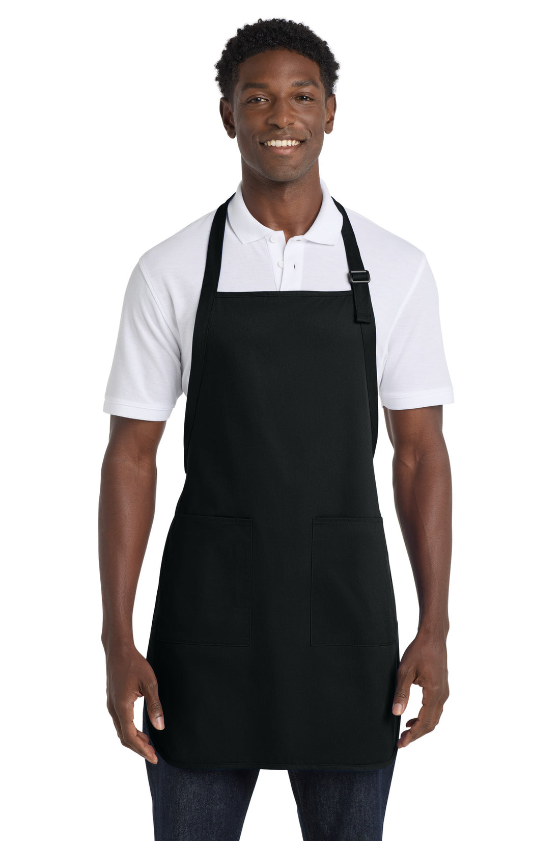Port Authority® Full-Length Apron with Pockets.  A500