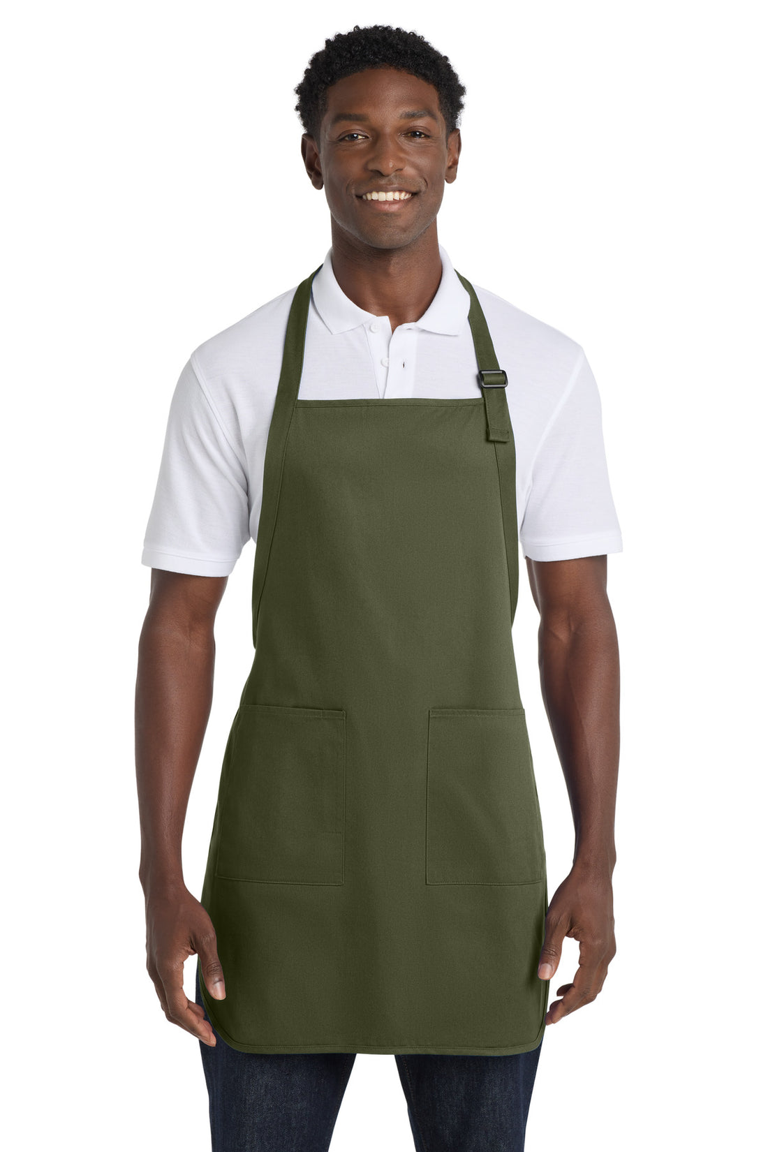 Port Authority® Full-Length Apron with Pockets.  A500