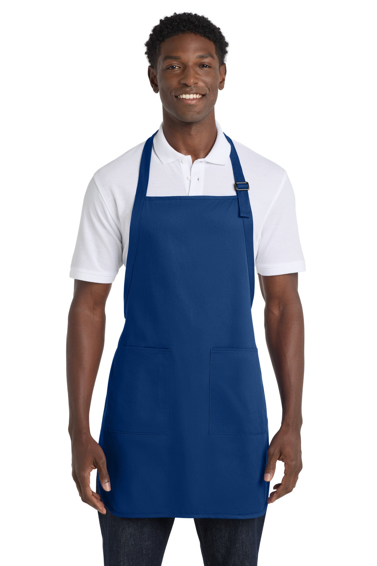 Port Authority® Full-Length Apron with Pockets.  A500