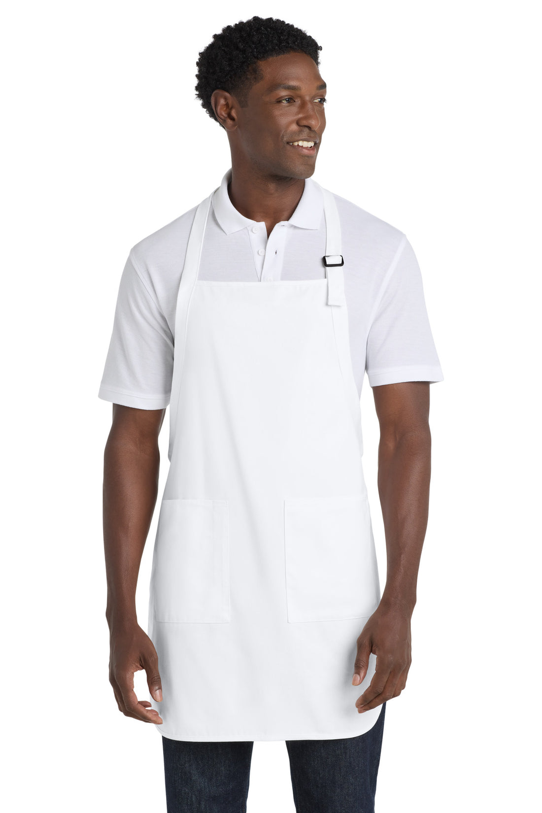 Port Authority® Full-Length Apron with Pockets.  A500