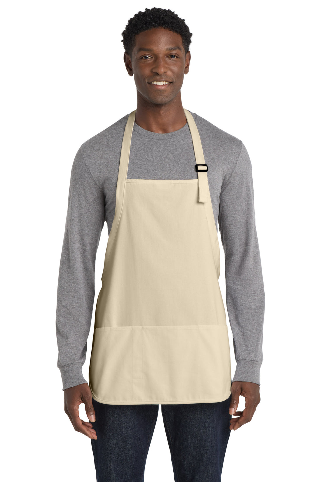 Port Authority® Medium-Length Apron with Pouch Pockets.  A510