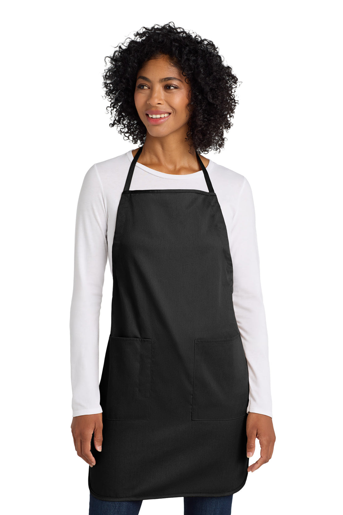 Port Authority® Full-Length Apron.  A520 - Black - OSFA