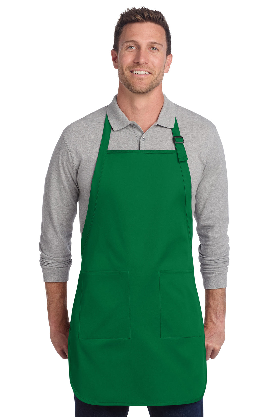 Port Authority ® Full-Length Two-Pocket Bib Apron. A600