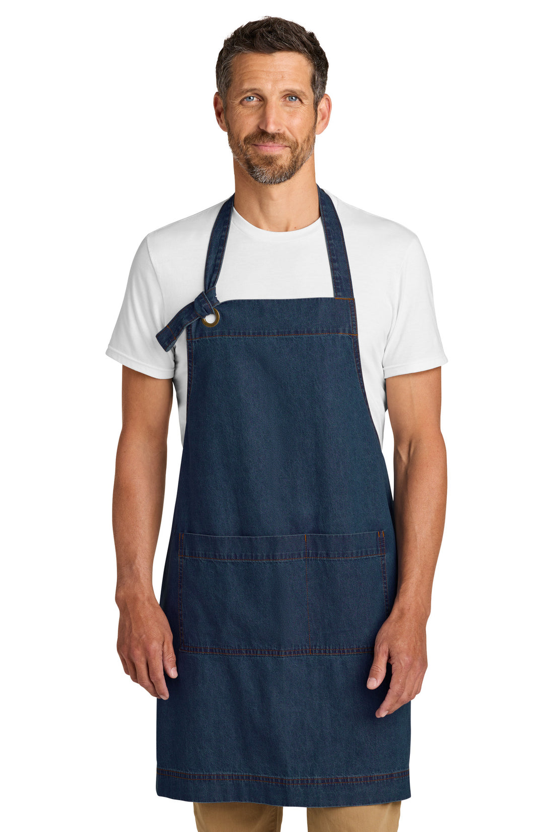 Port Authority® Signature Denim Apron A901 - Dark Denim - OSFA