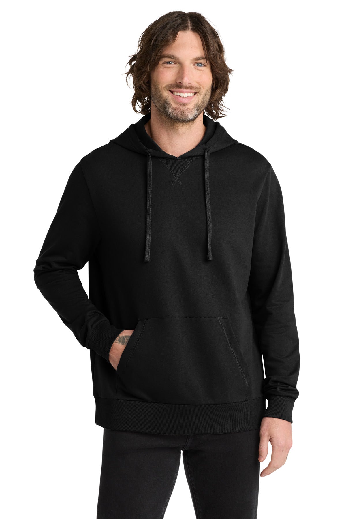 Allmade® Unisex Organic French Terry Pullover Hoodie AL4000 - Deep Black - 2XL