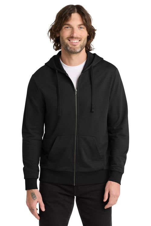 Allmade® Unisex Organic French Terry Full-Zip Hoodie AL4002 - Deep Black - 2XL