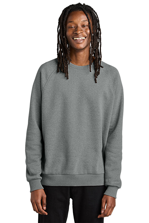 Allmade® Unisex Organic CVC Fleece Crewneck Sweatshirt AL5004 - Aluminum Grey Heather - 2XL