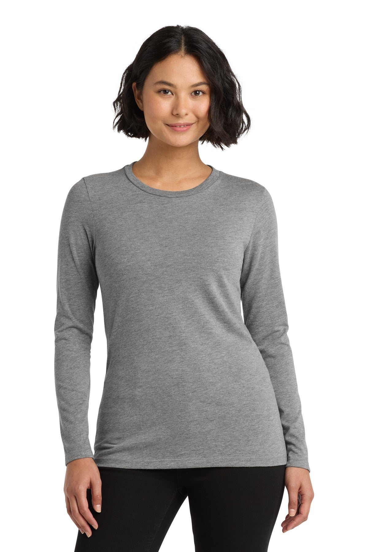 Allmade ®  Women's Tri-Blend Long Sleeve Tee AL6008 - Aluminum Grey - 2XL