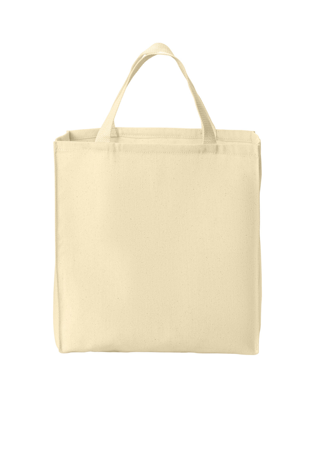 Port Authority® Ideal Twill Grocery Tote.  B100 - Natural - OSFA