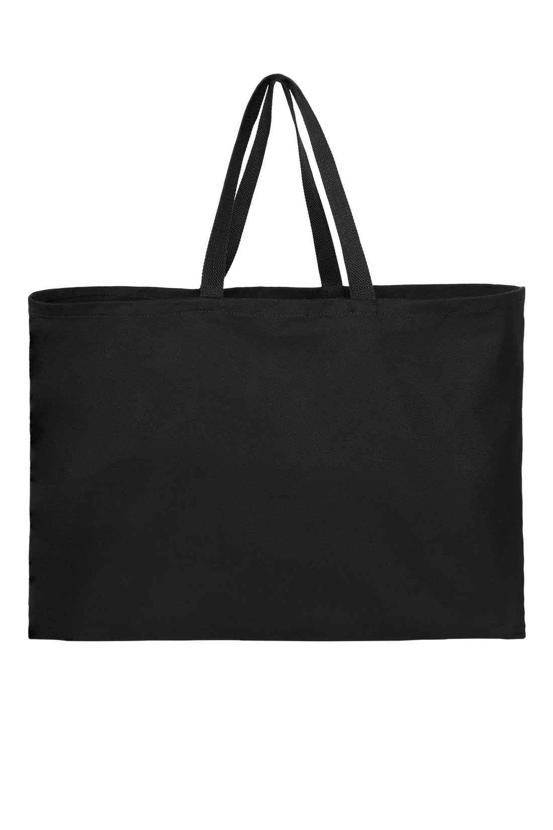 Port Authority® - Ideal Twill Jumbo Tote.  B300 - Black - OSFA