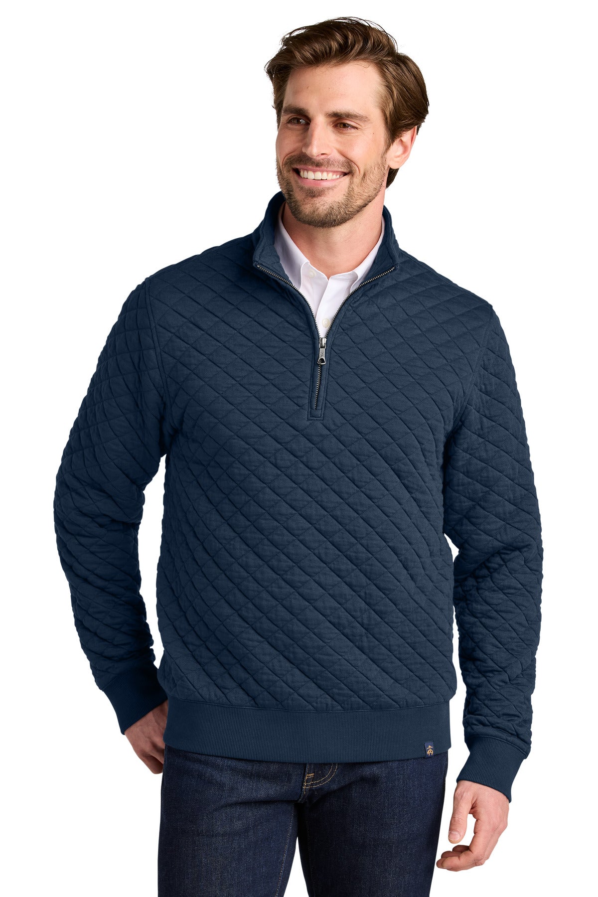 Brooks Brothers® Diamond Quilt 1/4-Zip BB18212