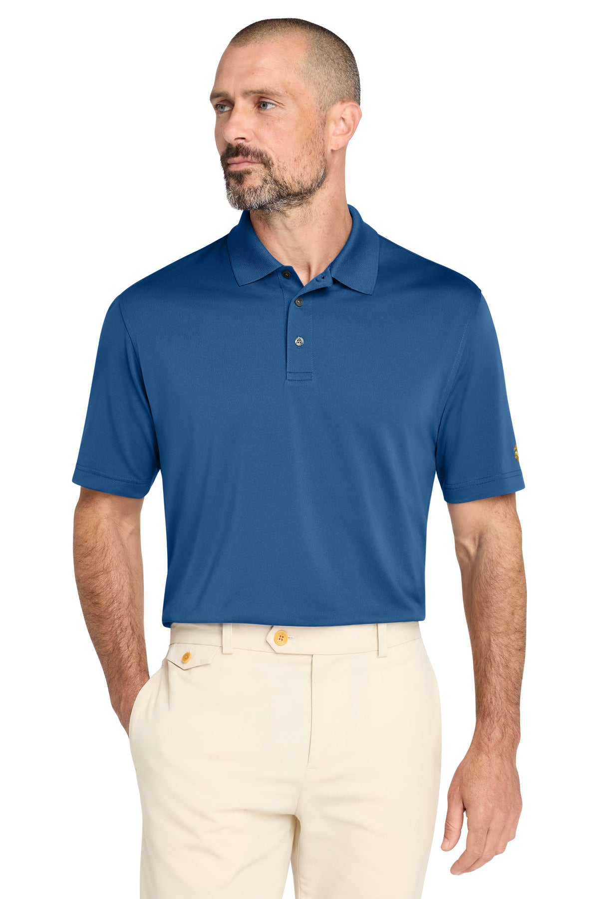 Brooks Brothers® Mesh Pique Performance Polo BB18220 - Charter Blue - 2XL