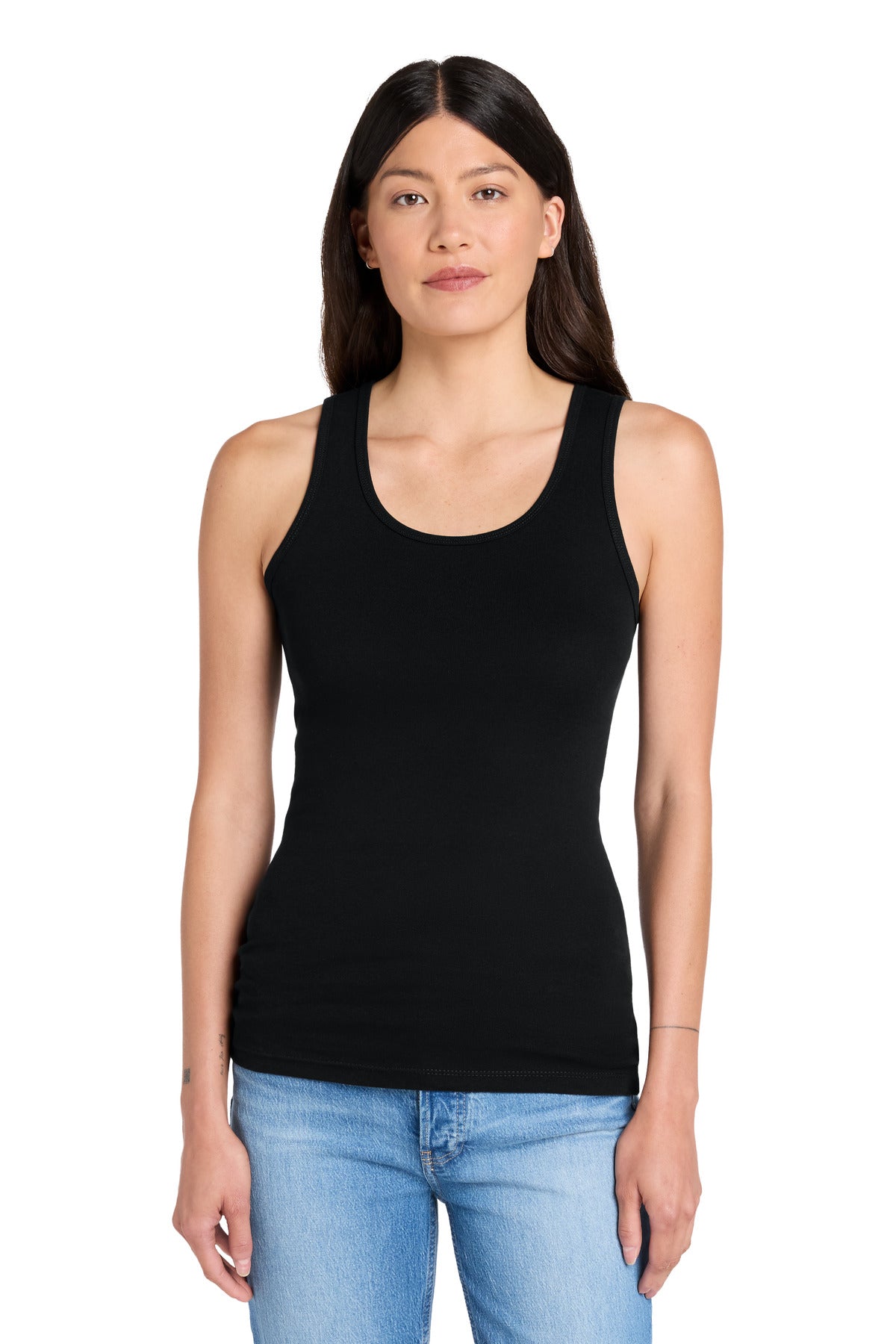 BELLA+CANVAS® Women's Baby Rib Tank BC1080 - Black - 2XL