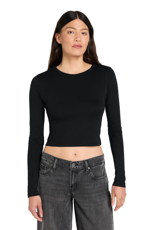 BELLA+CANVAS® Women's Micro Rib Long Sleeve Baby Tee BC1501