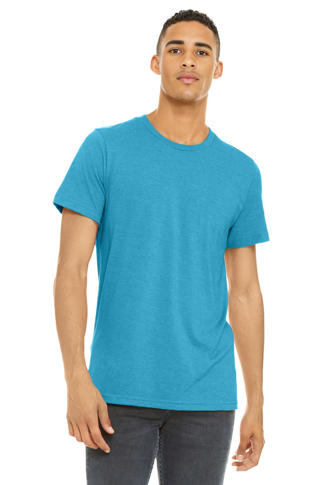 BELLA+CANVAS ® Unisex Heather CVC Short Sleeve Tee. BC3001CVC