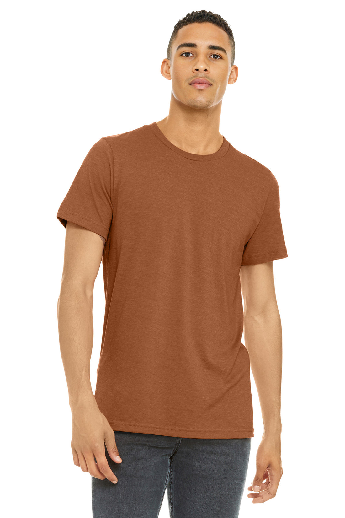 BELLA+CANVAS ® Unisex Heather CVC Short Sleeve Tee. BC3001CVC