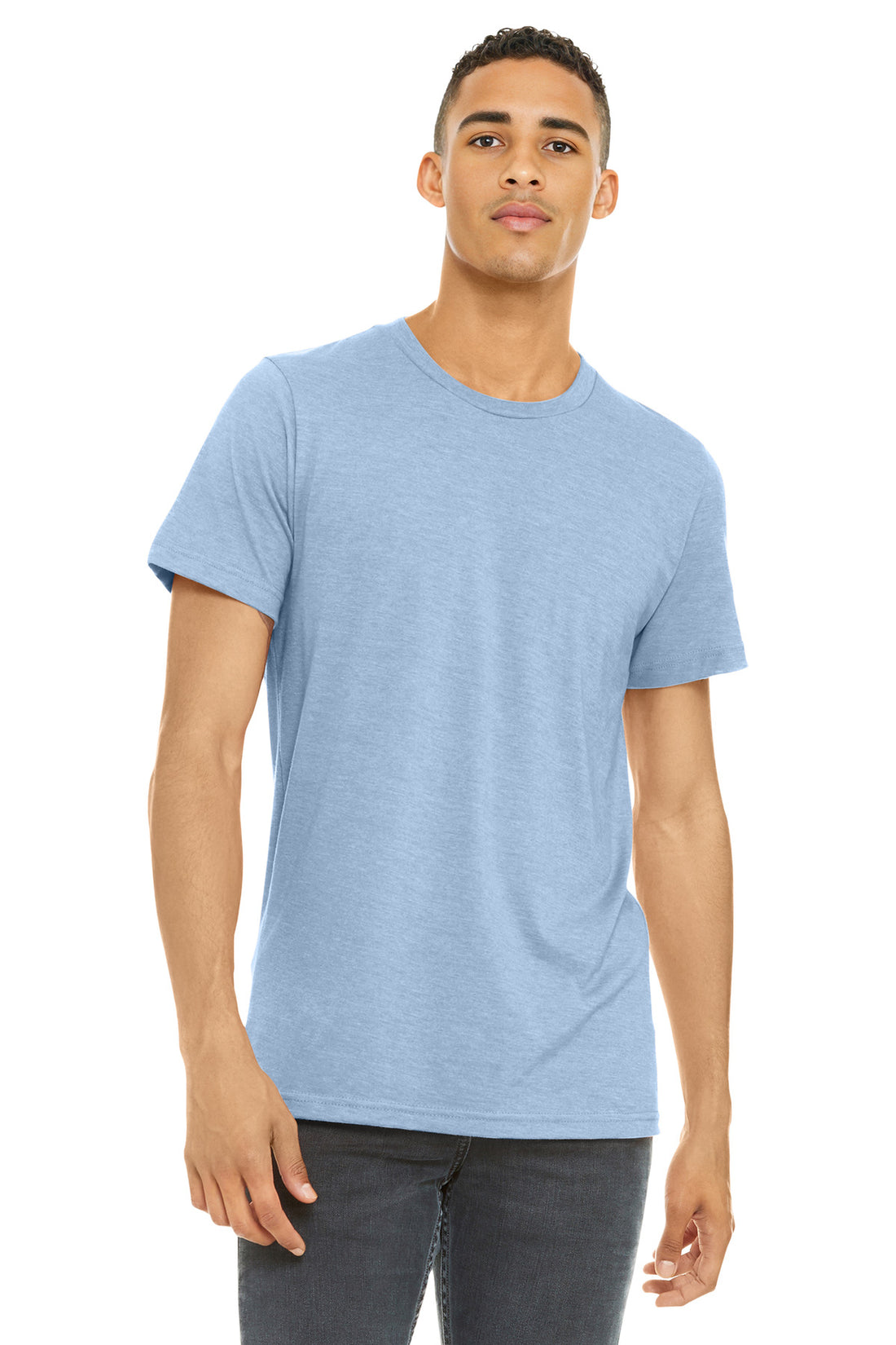 BELLA+CANVAS ® Unisex Heather CVC Short Sleeve Tee. BC3001CVC