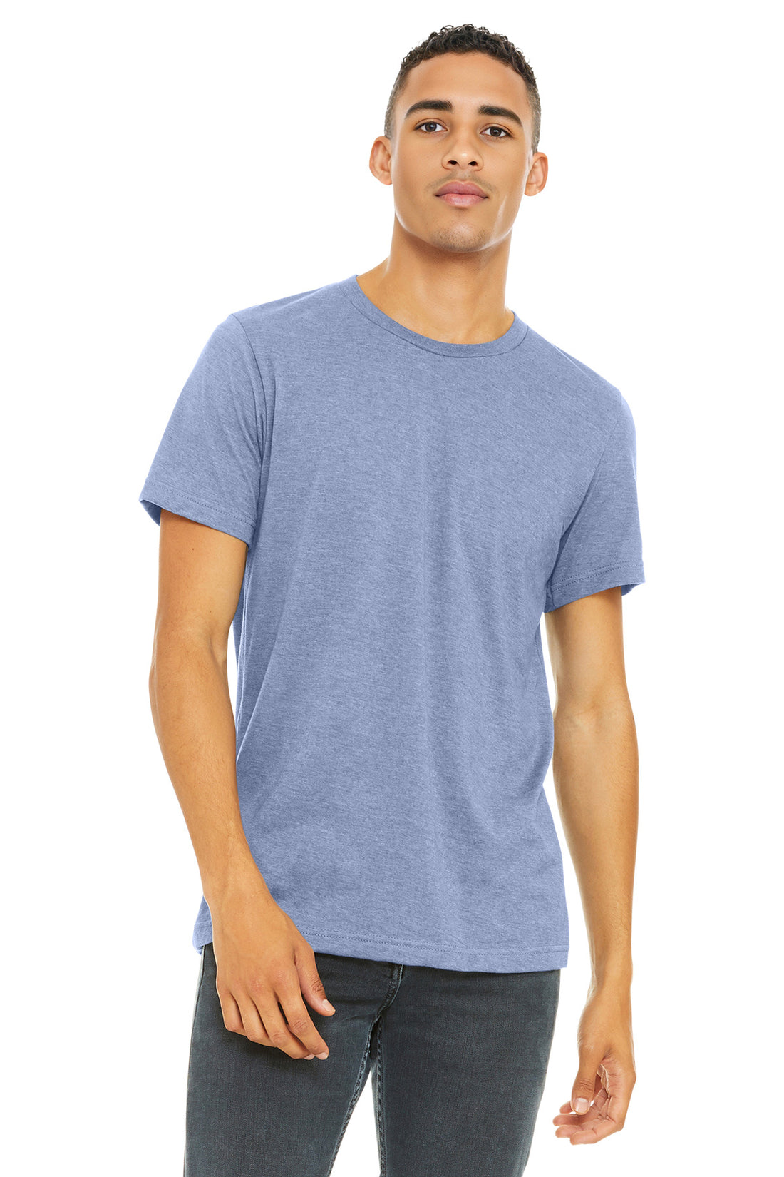 BELLA+CANVAS ® Unisex Heather CVC Short Sleeve Tee. BC3001CVC