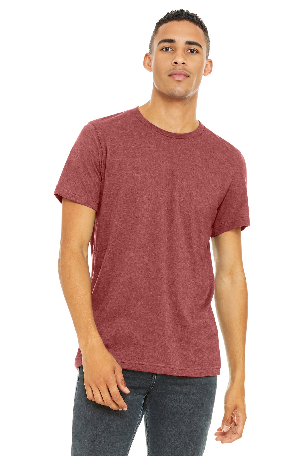 BELLA+CANVAS ® Unisex Heather CVC Short Sleeve Tee. BC3001CVC