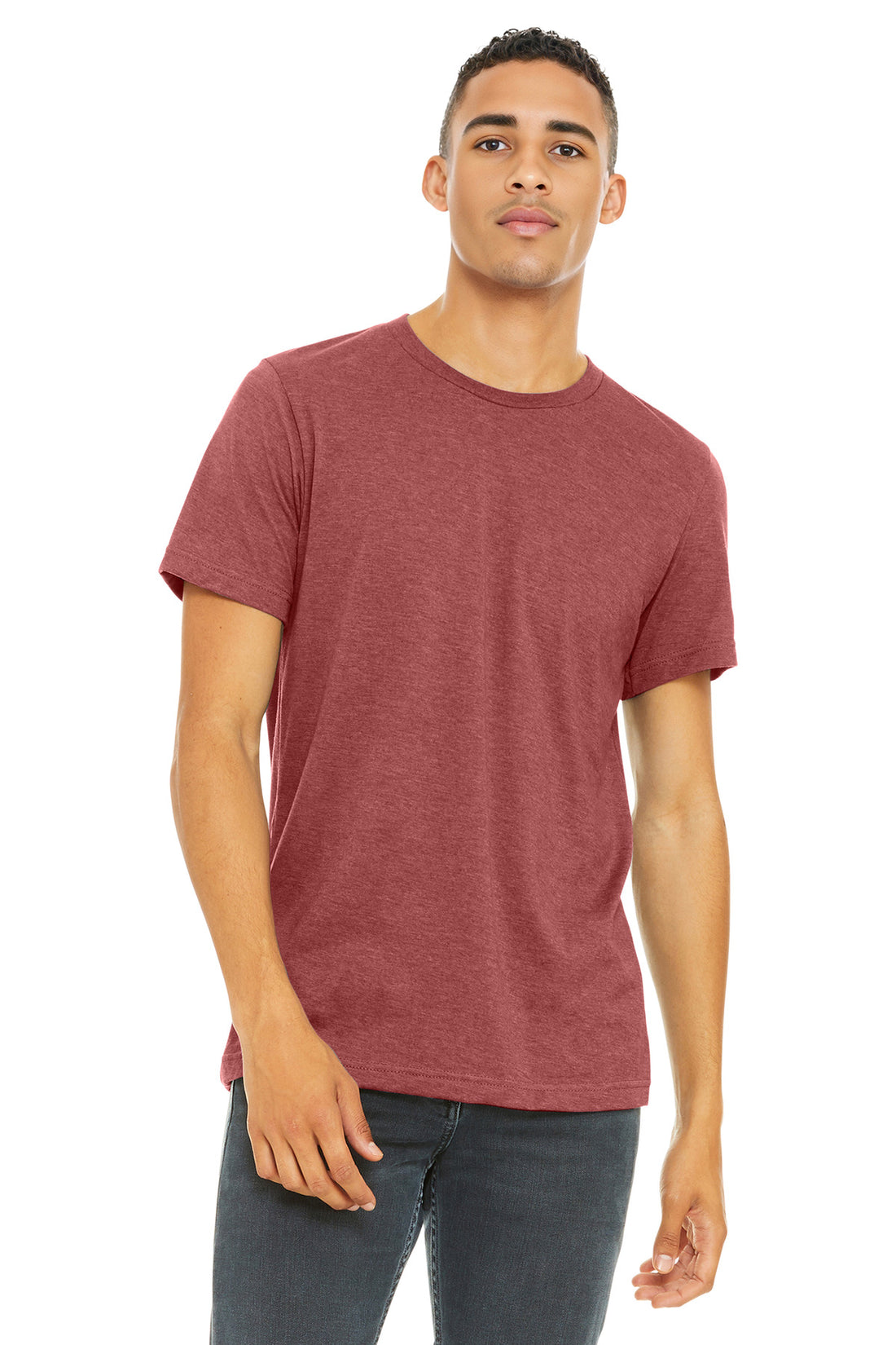 BELLA+CANVAS ® Unisex Heather CVC Short Sleeve Tee. BC3001CVC