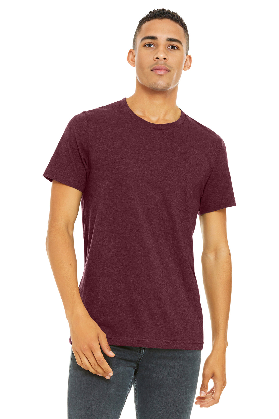 BELLA+CANVAS ® Unisex Heather CVC Short Sleeve Tee. BC3001CVC