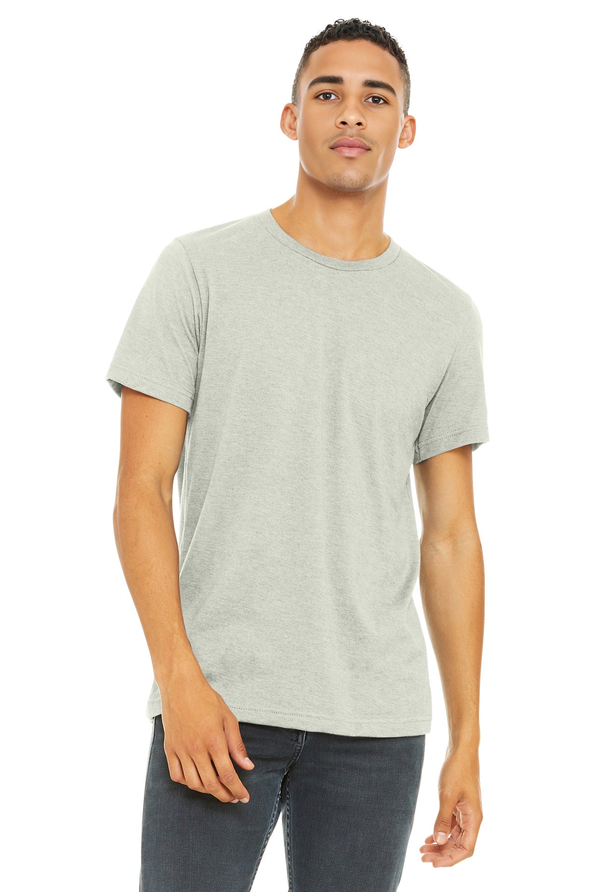 BELLA+CANVAS ® Unisex Heather CVC Short Sleeve Tee. BC3001CVC