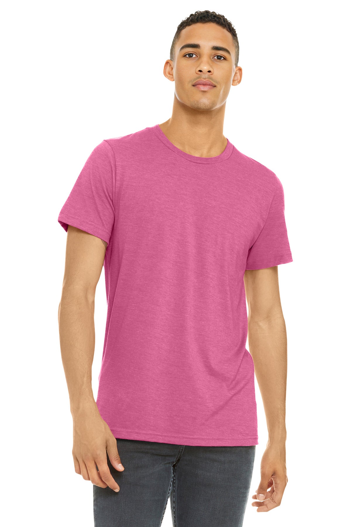 BELLA+CANVAS ® Unisex Heather CVC Short Sleeve Tee. BC3001CVC