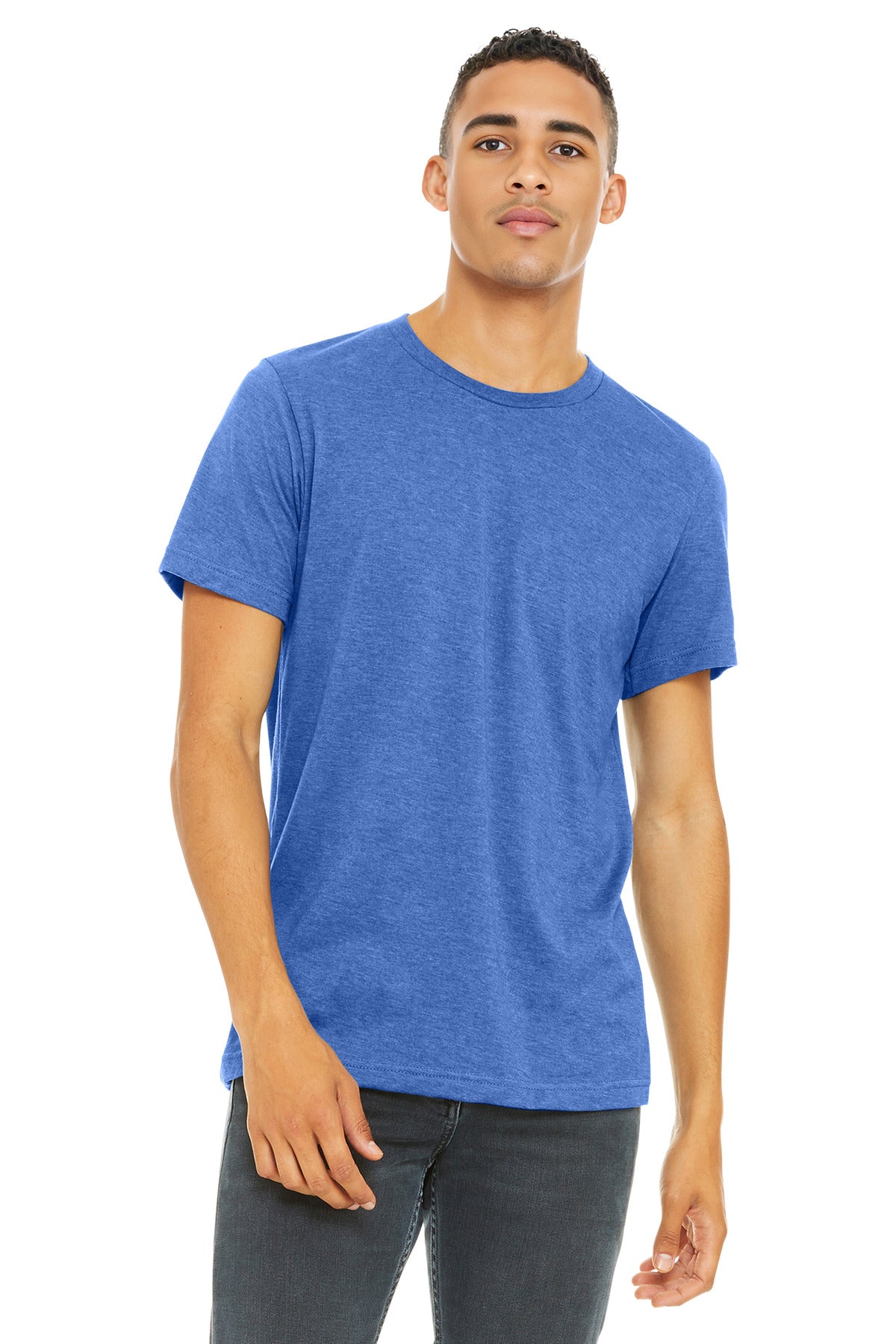 BELLA+CANVAS ® Unisex Heather CVC Short Sleeve Tee. BC3001CVC