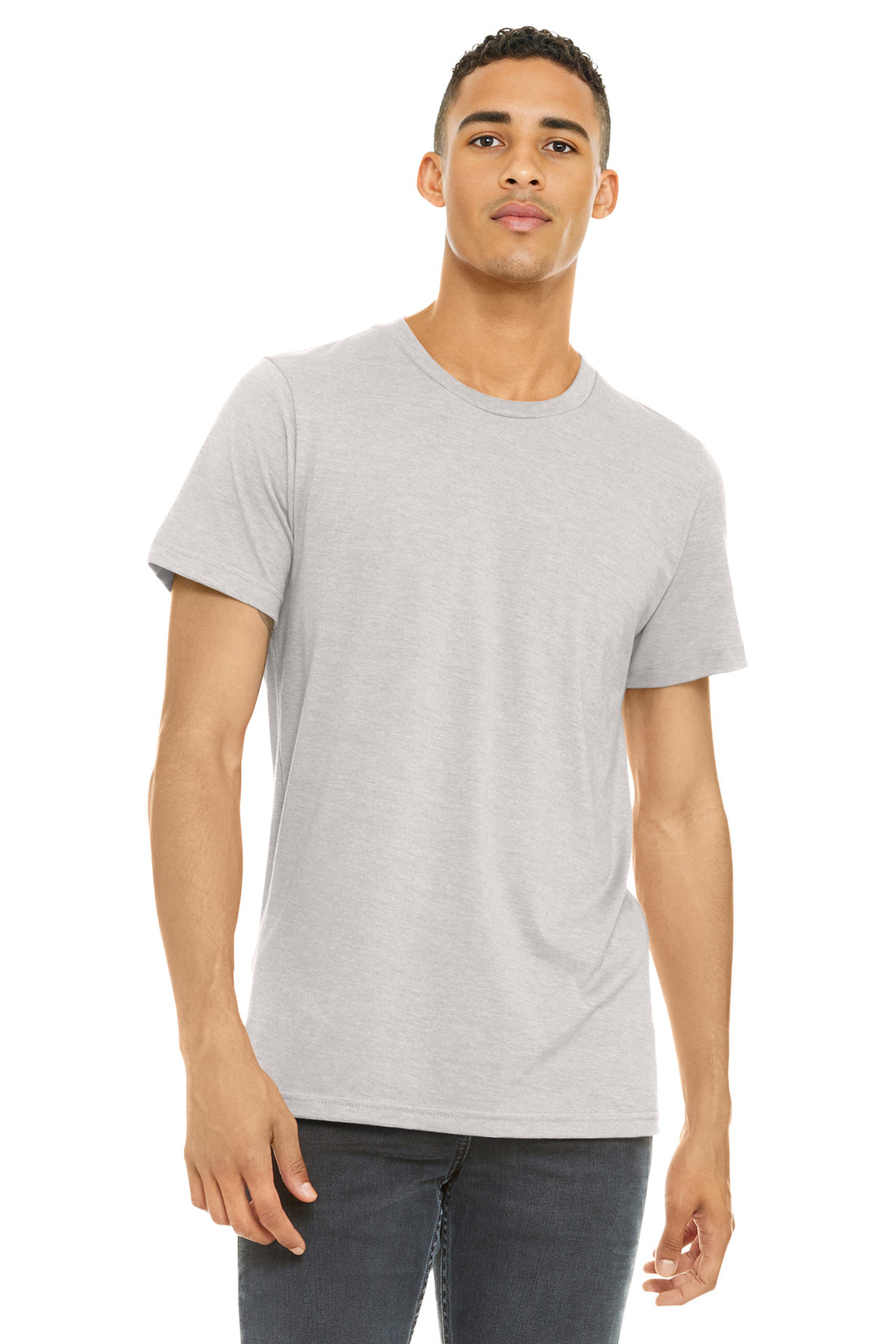 BELLA+CANVAS ® Unisex Heather CVC Short Sleeve Tee. BC3001CVC