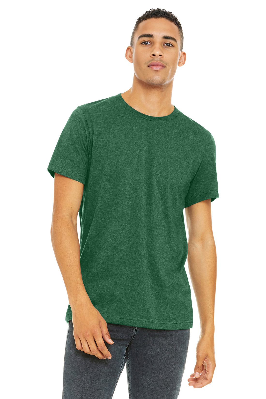 BELLA+CANVAS ® Unisex Heather CVC Short Sleeve Tee. BC3001CVC