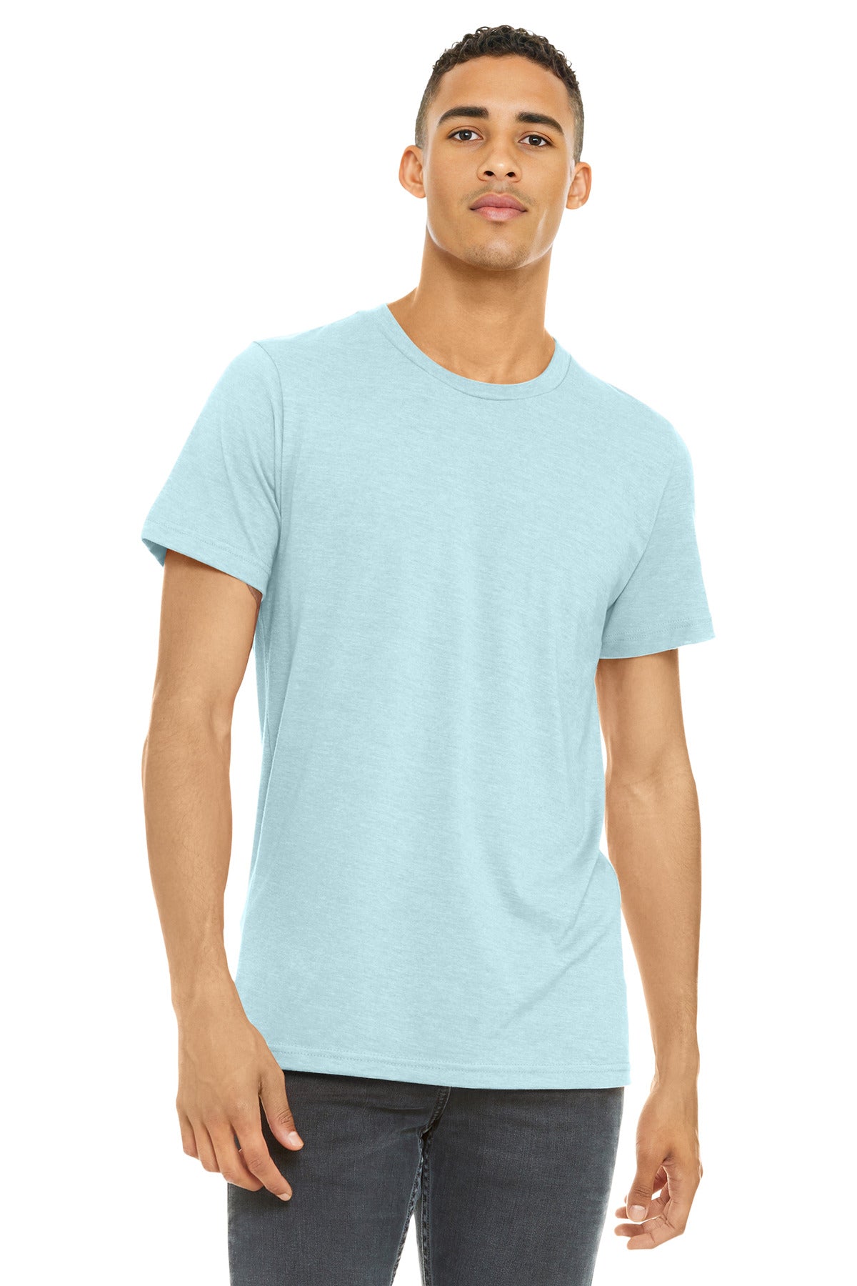 BELLA+CANVAS ® Unisex Heather CVC Short Sleeve Tee. BC3001CVC