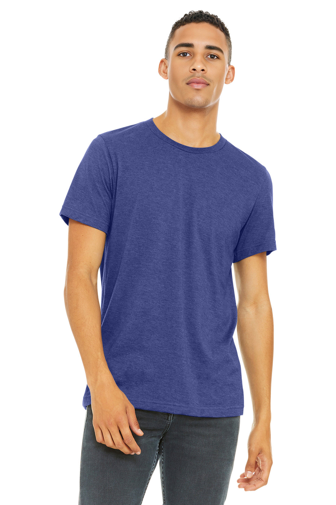 BELLA+CANVAS ® Unisex Heather CVC Short Sleeve Tee. BC3001CVC