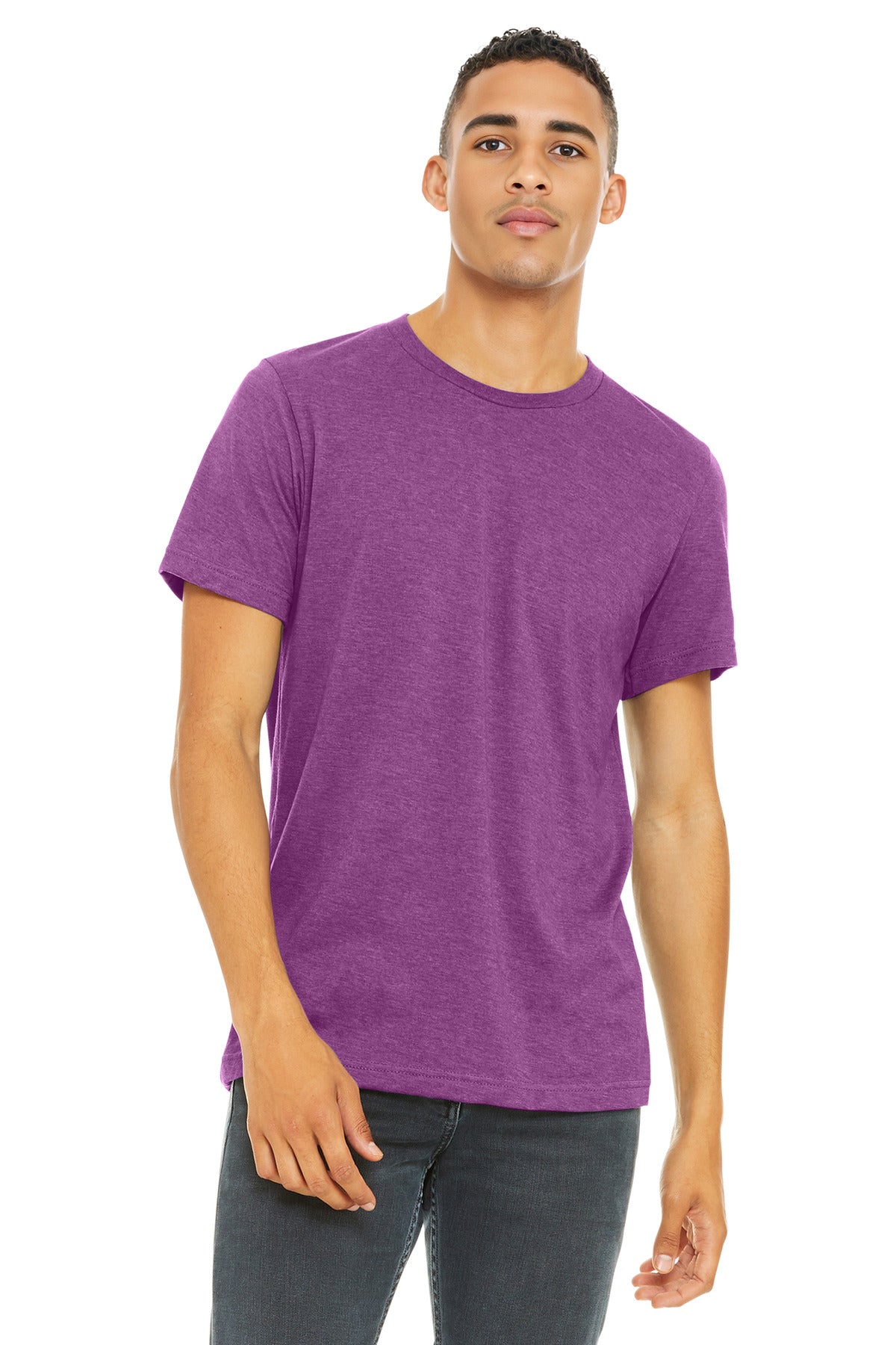 BELLA+CANVAS ® Unisex Heather CVC Short Sleeve Tee. BC3001CVC