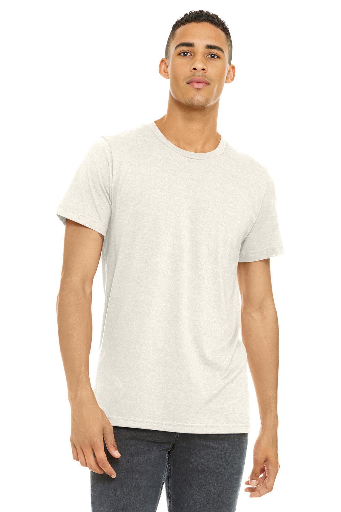 BELLA+CANVAS ® Unisex Heather CVC Short Sleeve Tee. BC3001CVC