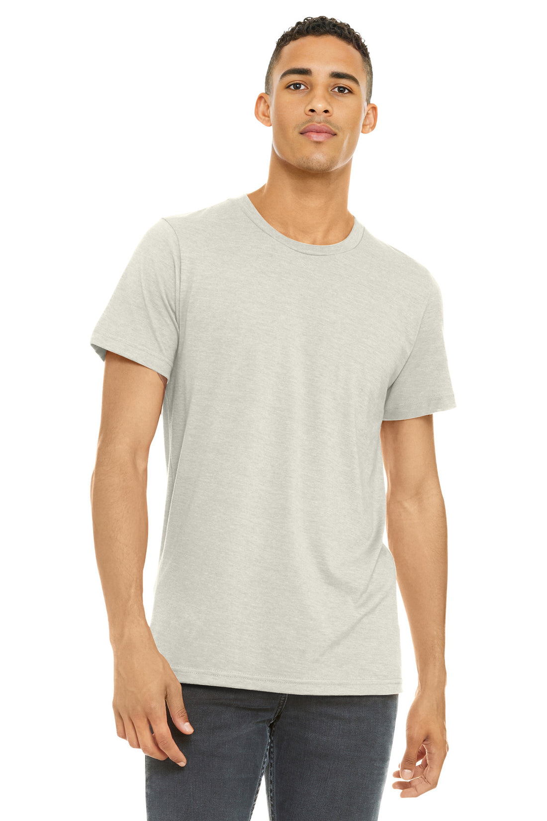 BELLA+CANVAS ® Unisex Heather CVC Short Sleeve Tee. BC3001CVC