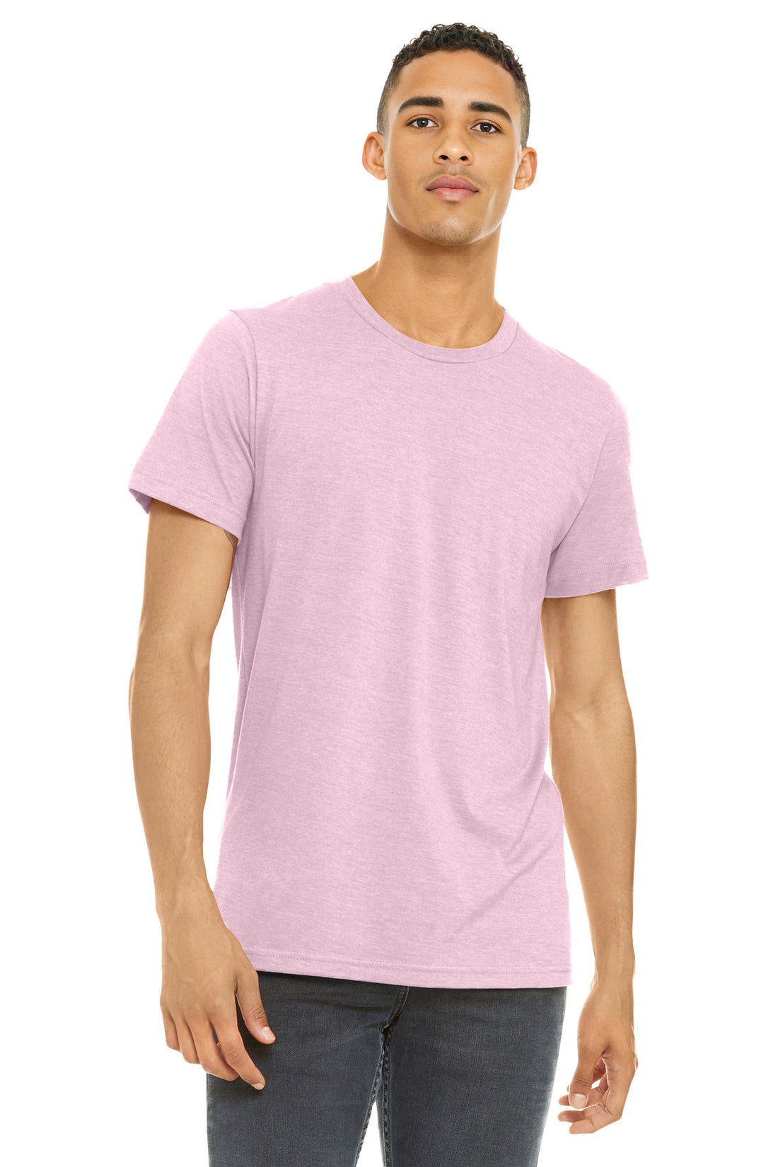 BELLA+CANVAS ® Unisex Heather CVC Short Sleeve Tee. BC3001CVC