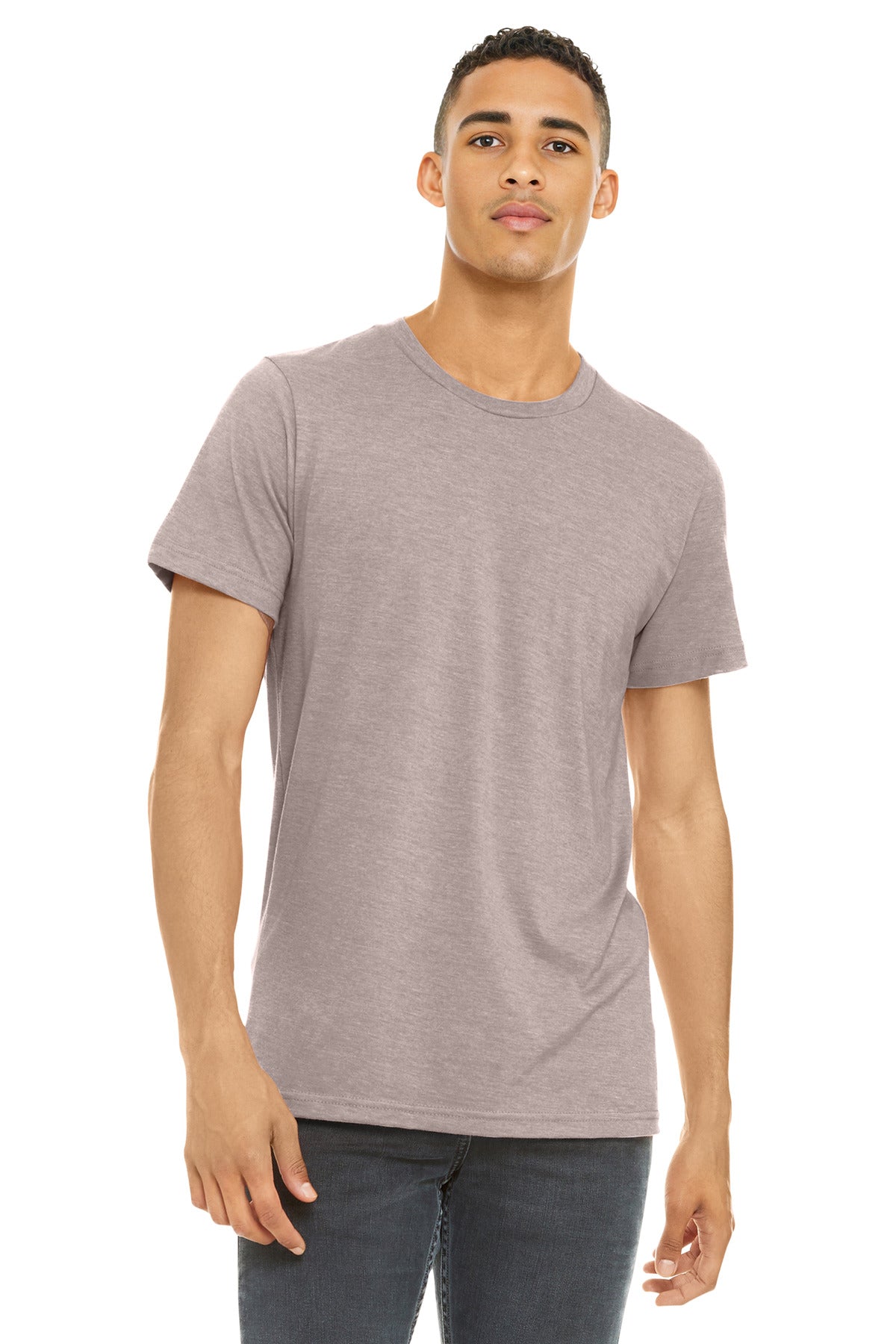 BELLA+CANVAS ® Unisex Heather CVC Short Sleeve Tee. BC3001CVC