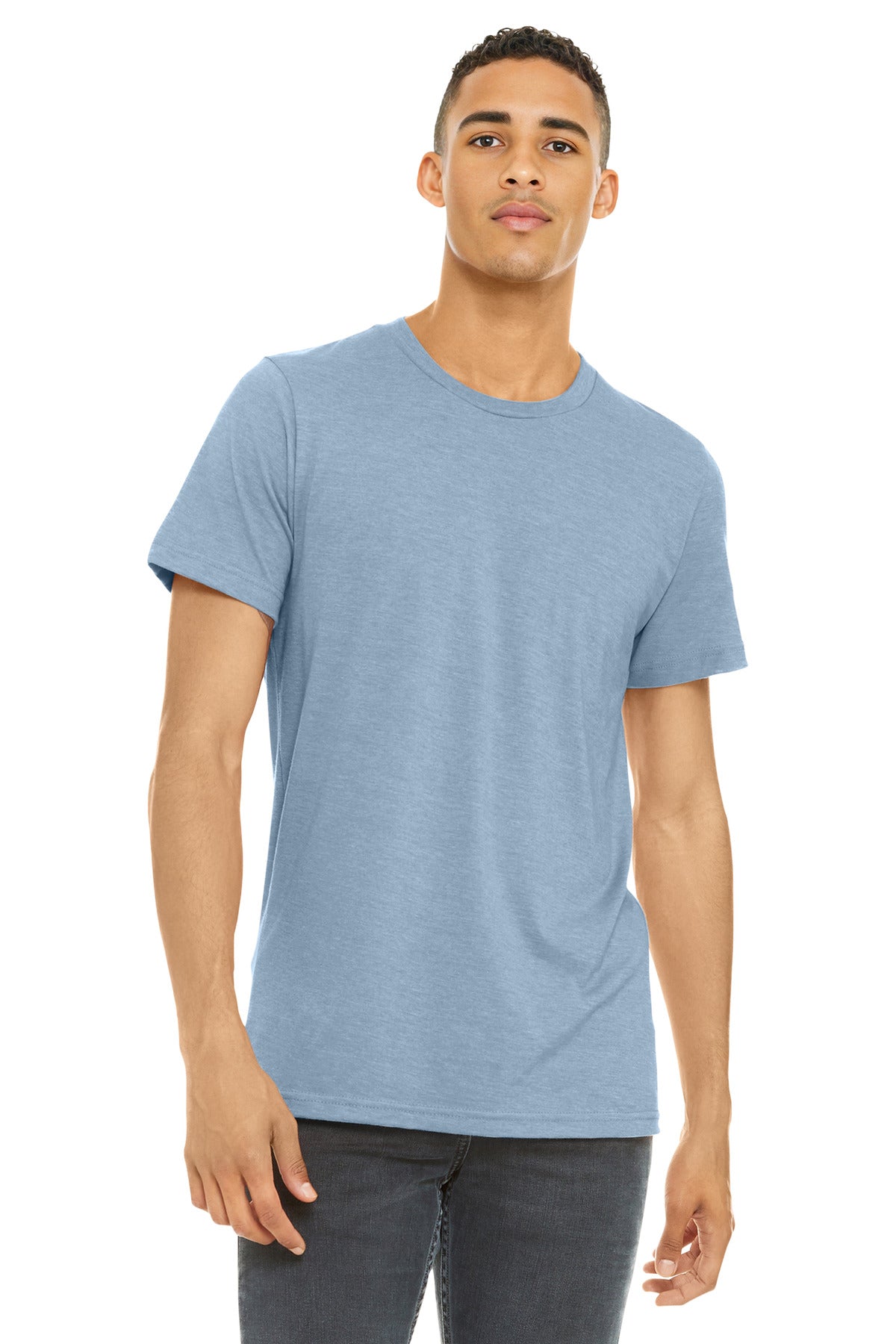 BELLA+CANVAS ® Unisex Heather CVC Short Sleeve Tee. BC3001CVC