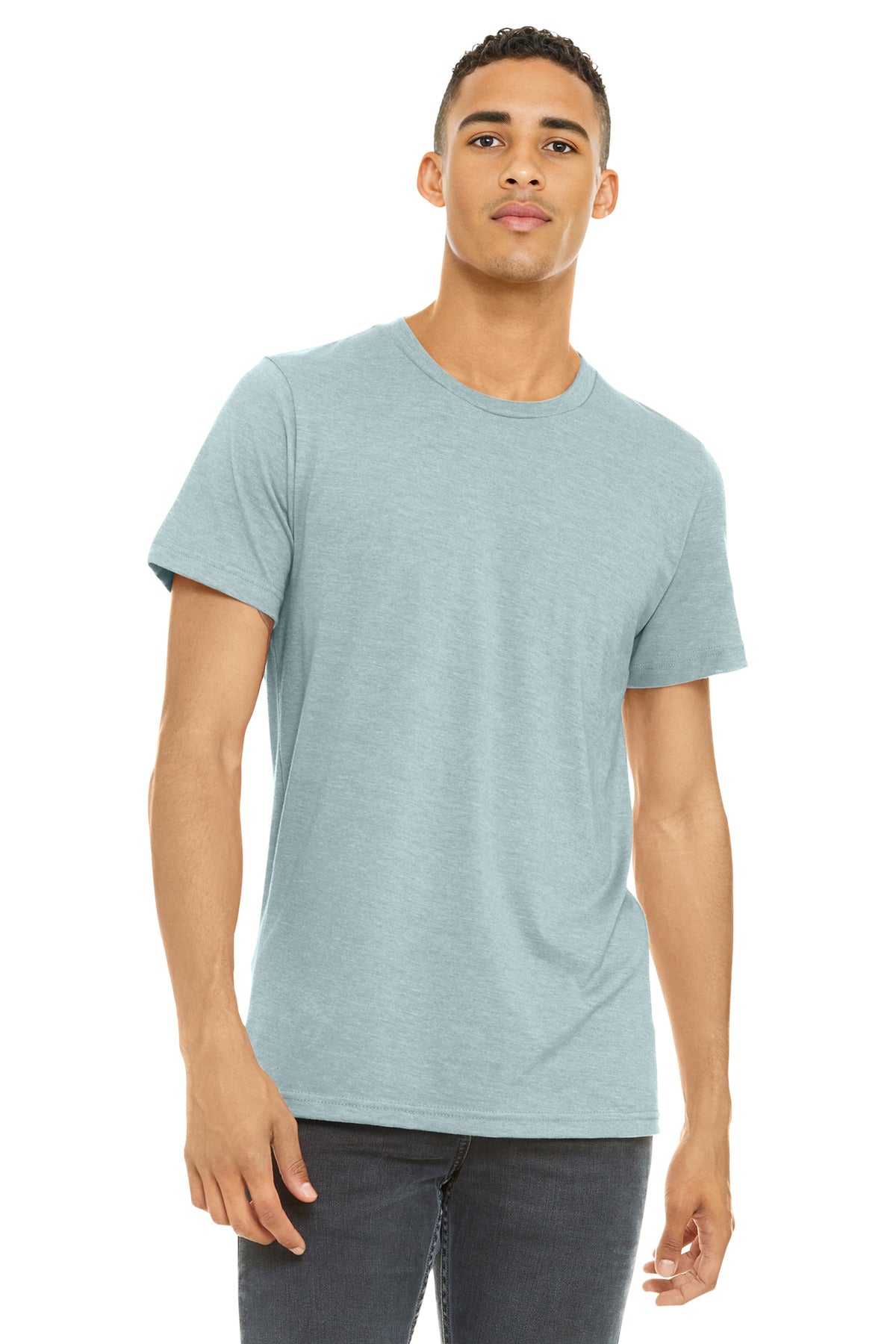 BELLA+CANVAS ® Unisex Heather CVC Short Sleeve Tee. BC3001CVC