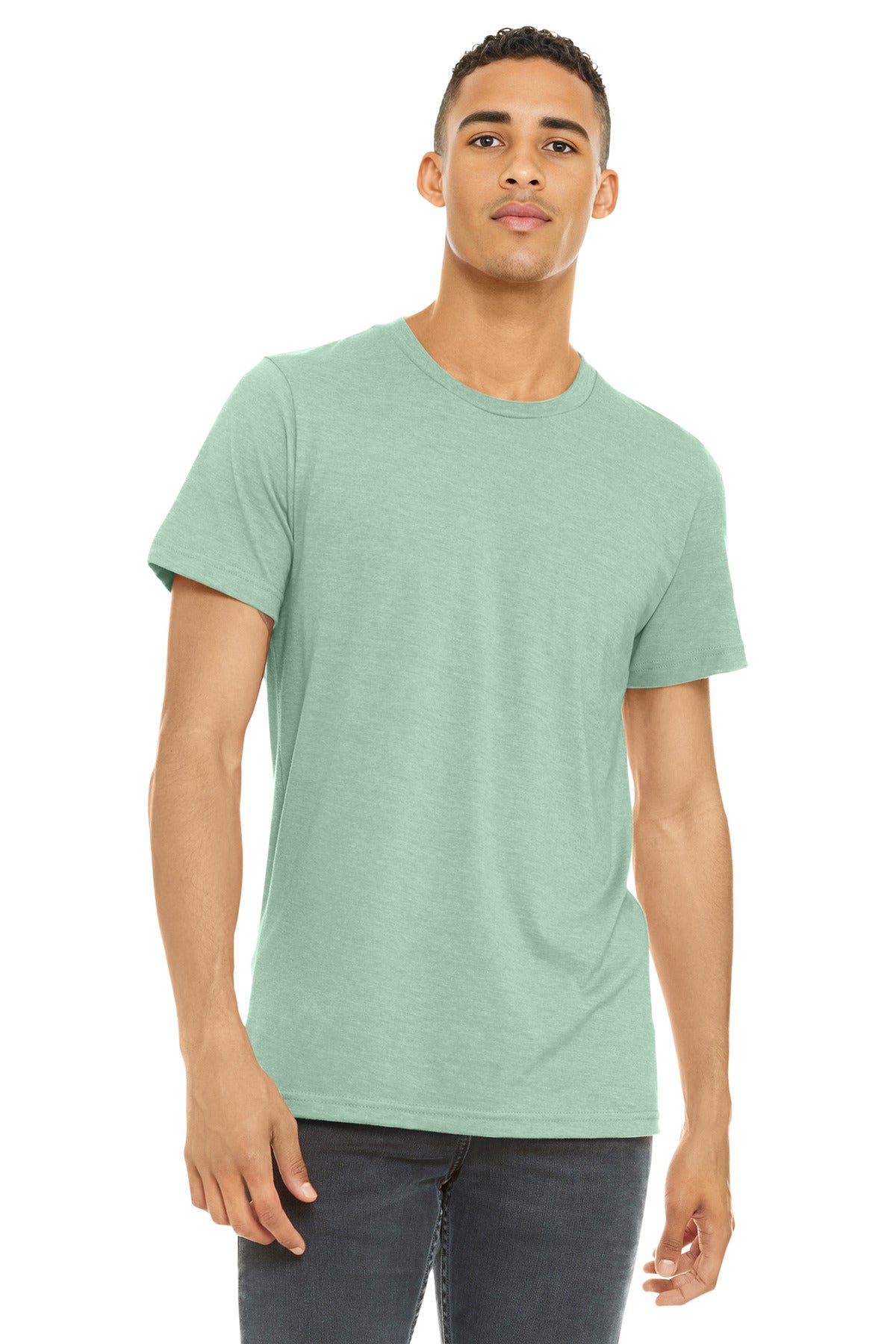 BELLA+CANVAS ® Unisex Heather CVC Short Sleeve Tee. BC3001CVC