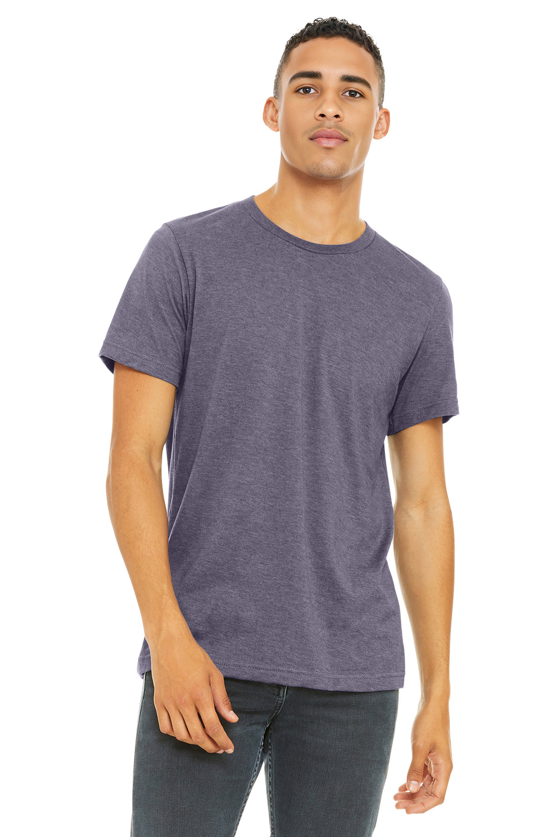 BELLA+CANVAS ® Unisex Heather CVC Short Sleeve Tee. BC3001CVC