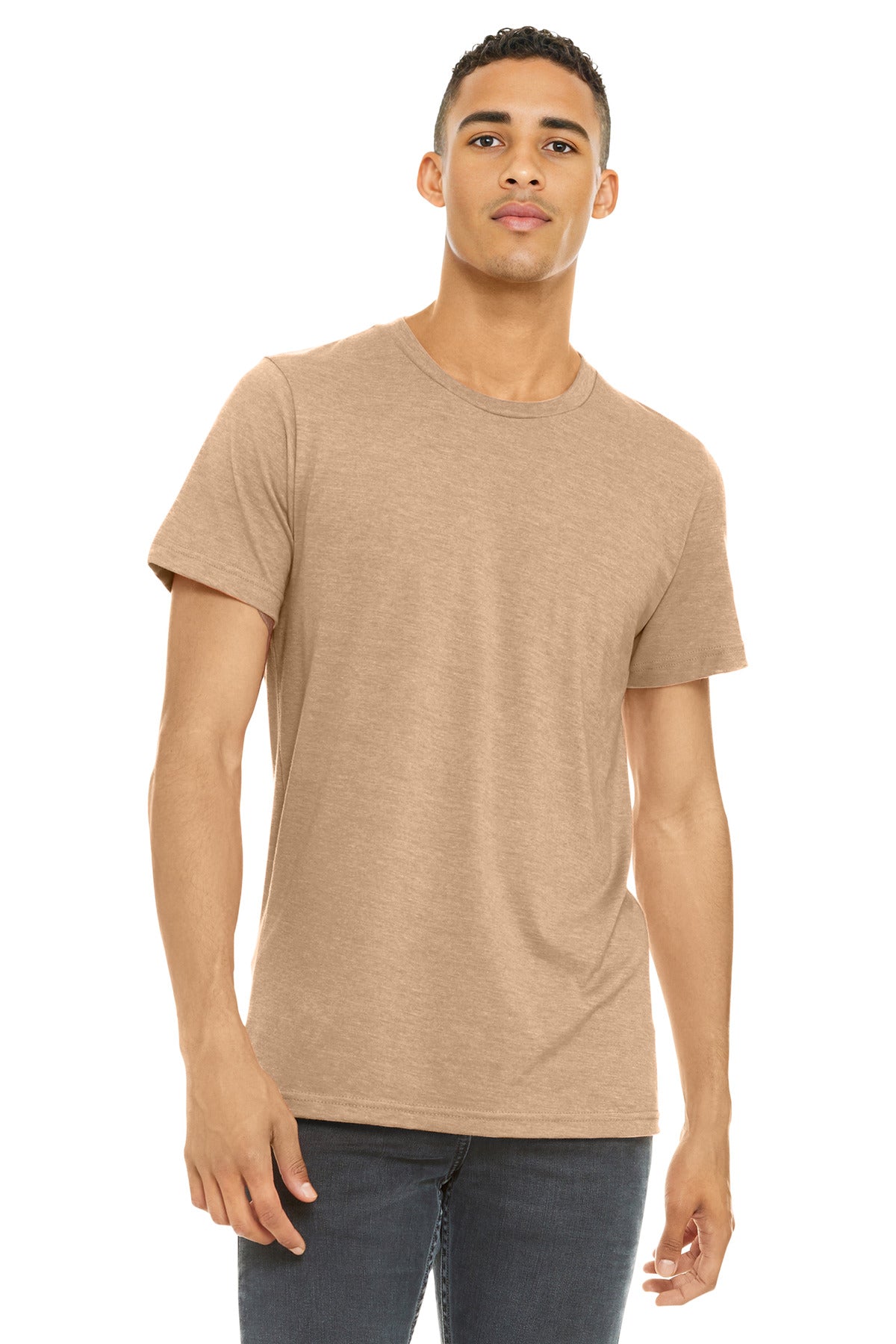 BELLA+CANVAS ® Unisex Heather CVC Short Sleeve Tee. BC3001CVC