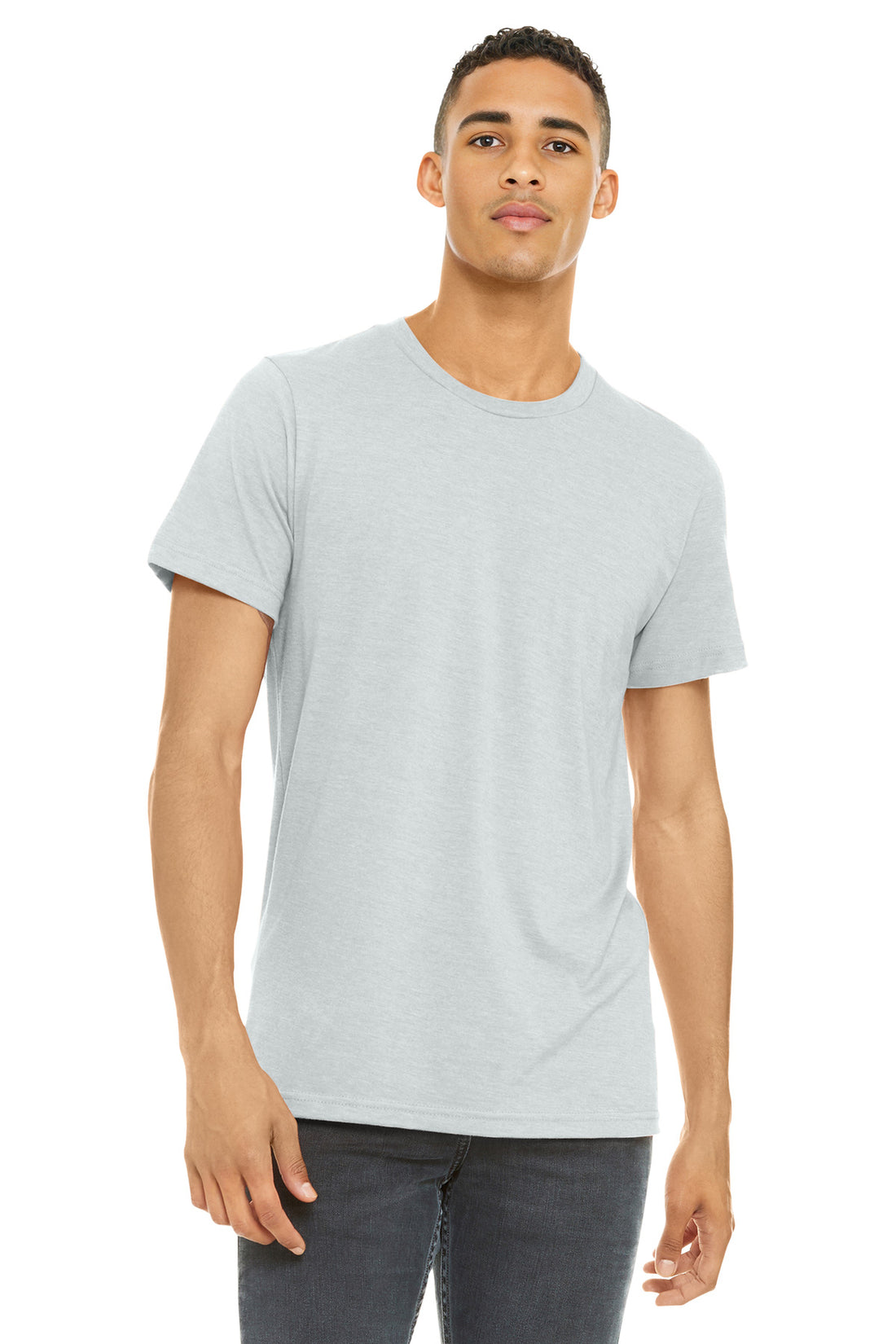 BELLA+CANVAS ® Unisex Heather CVC Short Sleeve Tee. BC3001CVC