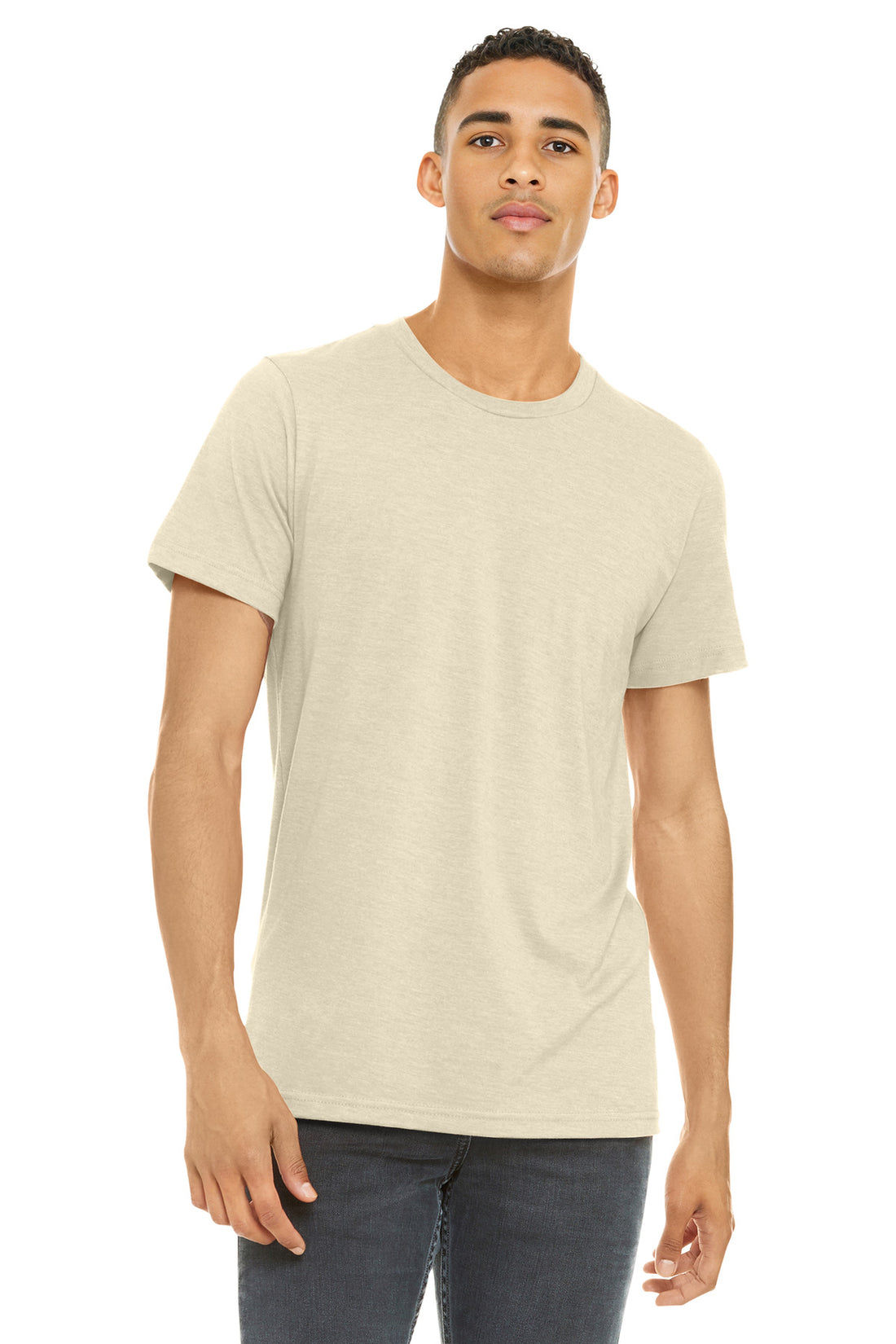 BELLA+CANVAS ® Unisex Heather CVC Short Sleeve Tee. BC3001CVC