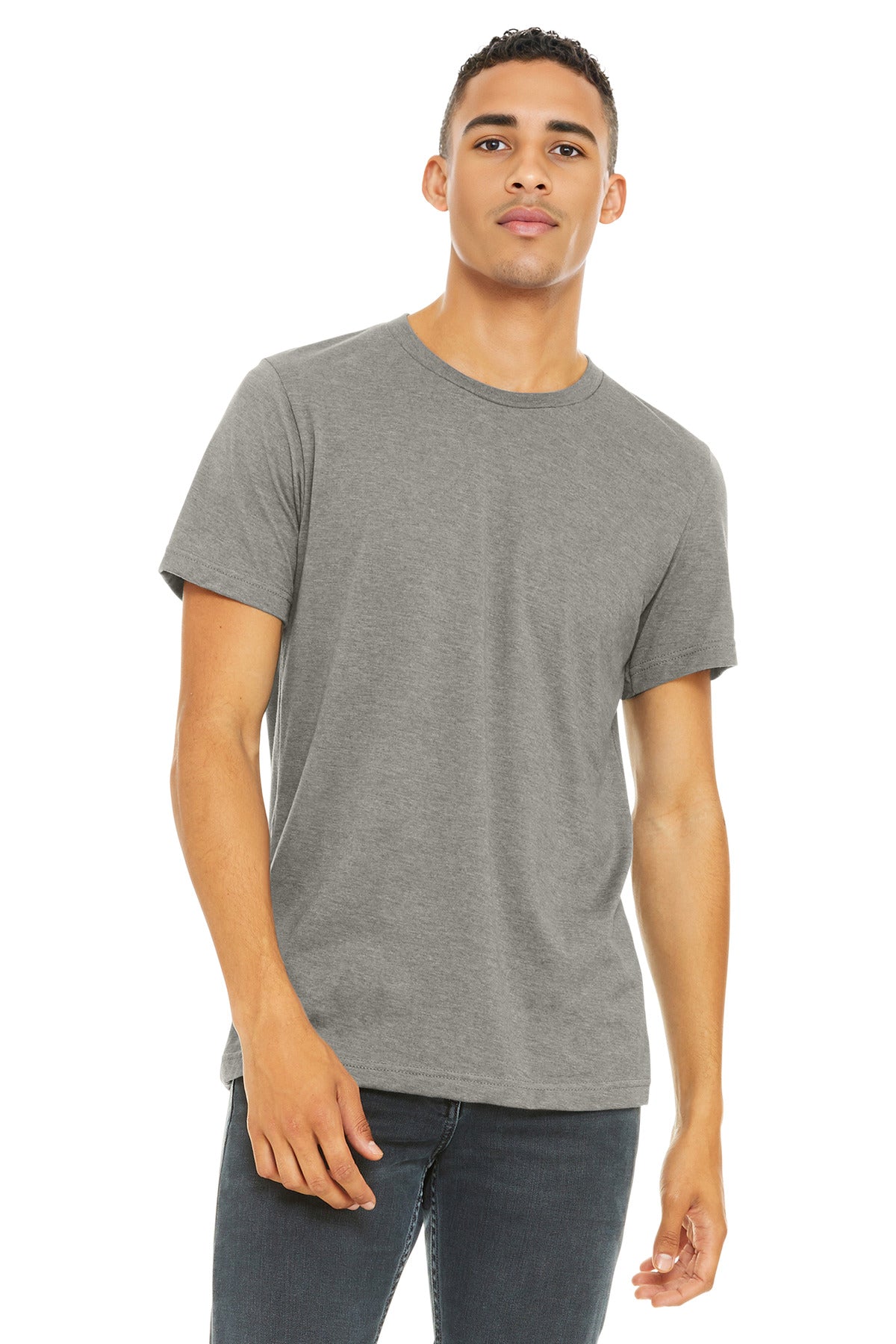 BELLA+CANVAS ® Unisex Heather CVC Short Sleeve Tee. BC3001CVC