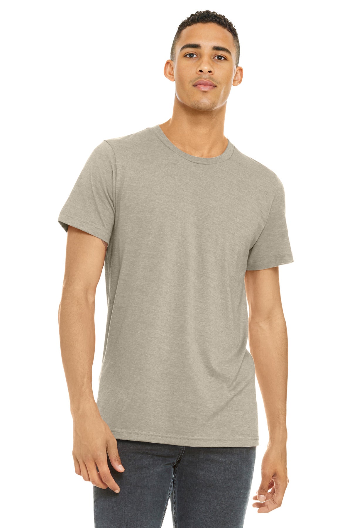 BELLA+CANVAS ® Unisex Heather CVC Short Sleeve Tee. BC3001CVC
